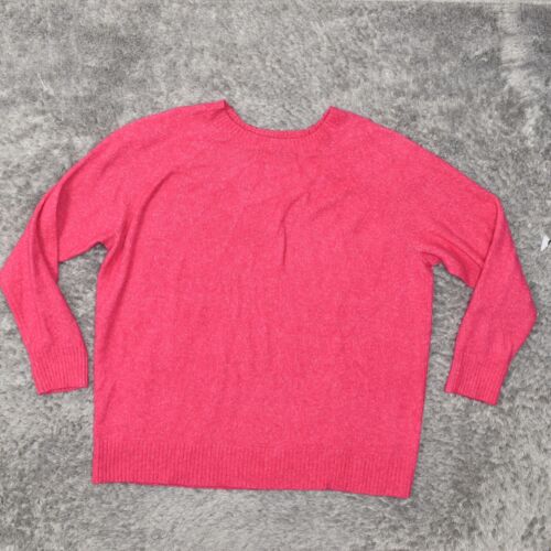 Torrid Women's Size 2 Pullover Sweater  Pink Long Sleeve Polyester
