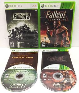 Fallout 3 & Fallout New Vegas (Xbox 360) Game LOT Bundle Tested **COMPLETE**