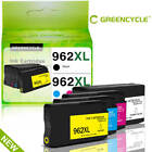 Greencycle 4PK 962XL Ink Cartridges fit for HP OfficeJet Pro 9010 9015 9018 9020