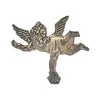 VTG Estate Hallmarked Sterling Silver Angel Cherub Cupid Brooch Pin! 15
