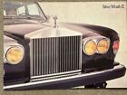 Rolls Royce Silver Wraith 2 II Original Car Sales Brochure Frameable