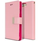 For iPhone 6 Plus/6s Plus GOOSPERY Rich Diary Leather Wallet Case PINK