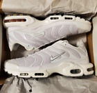 Nike Air Max Plus White Cool Grey Mens Size 13 Sneaker Running Shoes 604133-139