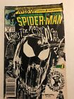 Web Of Spider-Man #33 Newsstand : Marvel Comic 12/87 VG-, Black costume
