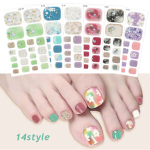 Toe Manicure Art Nail Sticker Nail Decorations Sparkling Nail Stickers DIY INS