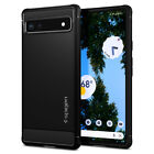 For Google Pixel 6a Case | Spigen [Rugged Armor] AirCushion Shockproof Cover