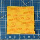 McDonalds Happy Meal Magic Cheeseburger Wrapper for Snack Maker Set of 9 Paper