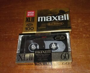 Maxell XLII 60-Min High Bias & XLII High Bias 100-Min Audio Cassette Tape Lot