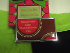 Business/card holders engraved metal funny sayings new in gift box free shipping