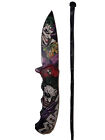 Joker Faces Spring Assisted Knife 8.5” Overall/Approx 3.75” Blade Pocketknife