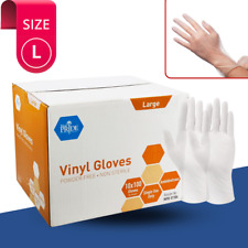 100-1000PCS Disposable Vinyl Gloves Latex Free Powder Free Medical Exam Gloves