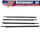 4pcs Outer Door Glass Weatherstrip Moulding For Toyota Yaris Vitz 2005-10 USA (For: Toyota)