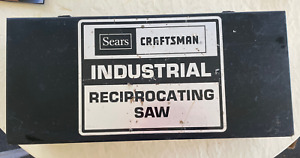 VTG Sear Craftsman Industrial  Reciprocating Saw Metal Tool Box USA NO Saw