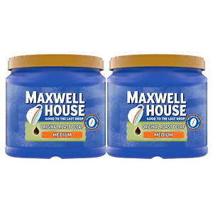 2 pack-Maxwell House The Original Roast Decaf M Roast Ground Coffee, 29.3 oz Jar