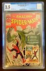 AMAZING SPIDER-MAN #2 CGC 2.5 1963 Marvel Silver Age Key  1st appearance Vulture