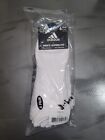 Adidas Men's XL Superlite Training Socks (6 Pairs, White) - No Show Compression