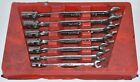 New ListingSnap on Tools 7 piece Combination Flex Head Socket Open End Wrench Set