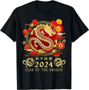 NWT Chinese New Year 2024 Year of the Dragon Happy New Year 2024 T-Shirt