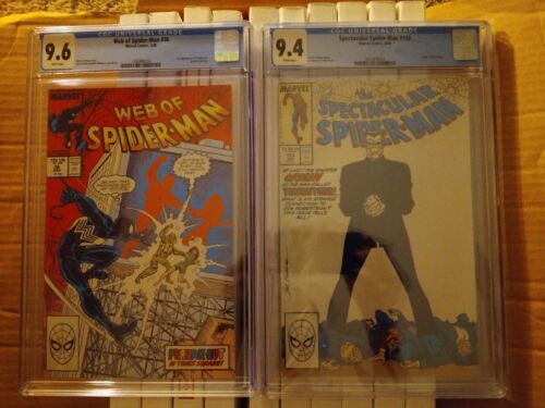 Web of Spiderman 36 cgc 9.6 1st appearance of Tombstone WHITE pgs Marvel 1988 NM