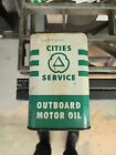 Cities Service Outboard Motor Oil One Quart Can (Empty)