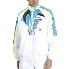 Puma Og Disc Full Zip Track Jacket Mens White Casual Athletic Outerwear 598888-0
