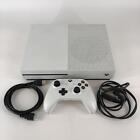 Microsoft Xbox One S Console White 500GB - Very Good Cond w/ Controller + Cables