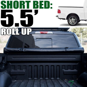 Topline For 2001-2003 Ford F150 5.5' Short Bed Lock Roll Up Vinyl Tonneau Cover (For: Ford F-150)