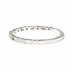 Peter Suchy French Cut Baguette Round Diamond Eternity Band Ring Platinum
