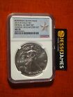 2013 W BURNISHED SILVER EAGLE NGC MS70 FROM ANNUAL DOLLAR COIN SET STAR LABEL