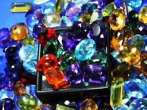 A++ Topaz Loose Gemstones 100 Ct Certified Mix Color & Shapes 14 Pcs & More LOT