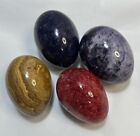 Stone Lot Of 4 Egg Shape Table Display A4