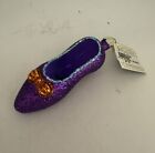 New ListingThe Witches Slipper Retired Old World Christmas Ornament Purple Glitter Sparkle