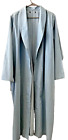 Duster Kimono Blue Open Front Longline Boho Lightweight Coat 4X Plus Size