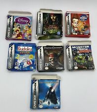 Lot of 7 Nintendo GameBoy Advance Games - Boxed CIB Pirates, Polar, Disney, Etc.