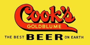 Cooks Goldblume Beer of Evansville Indiana NEW Sign: 12x24