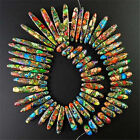 Beautiful Multicolor Sea Sediment Jasper Freeform Pendant Bead 10-45mm jewelry