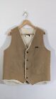 Vintage Wrangler Corduroy Vest L 70s Western Workwear Sherpa Lined Made In USA