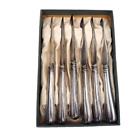 Vintage Boxed Set of Rogers Bros Cromwell Silver plate Fruit Knives