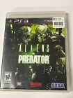 Aliens vs Predator (Sony PlayStation 3 Game 2010) Complete w Manual PS3