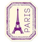 Paris France travel car bumper window suitcase sticker 5