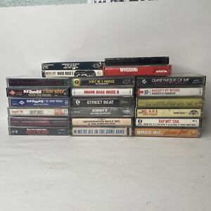 Huge Lot Of 80s/90s Rap Hip Hop Bass Cassette Tapes Jazzy Jeff MC Ade + More💥👊