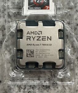 AMD Ryzen 7 7800X3D 8-Core - 16-Thread 4.2 GHz (5.0 GHz Max Boost) Socket A...