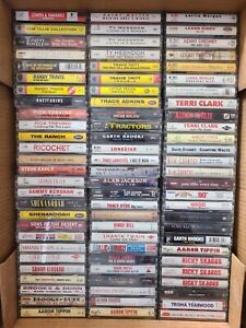 1990s Country Cassette Tapes, Assorted Cassettes 90s Build Your Own Country