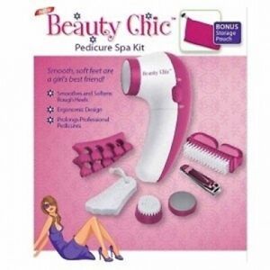 Cordless Pedicure Kit by Beauty Chic 10 items included