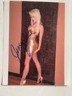 Jesse Jane autographed  8 x 10  sexy gold dress