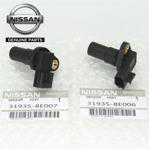 NEW Set of 2 Trans Input/Output Vehicle Speed Sensors for Nissan Infiniti