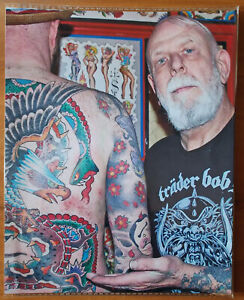 Bob Roberts Traditional Vintage Back Tattoo Battle Royale 8X10 Color Photo Eagle