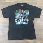 Harley Davidson 3D Emblem Leader Of The Pack Tee Shirt 1988 RARE Size Large L