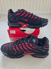 Nike Air Max Plus Black/University Red in size 11 - Brand New