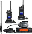 New ListingRetevis RA87 40W GMRS Mobile Radio+Heavy Duty Radome Antenna Kit +2*GMRS Radios